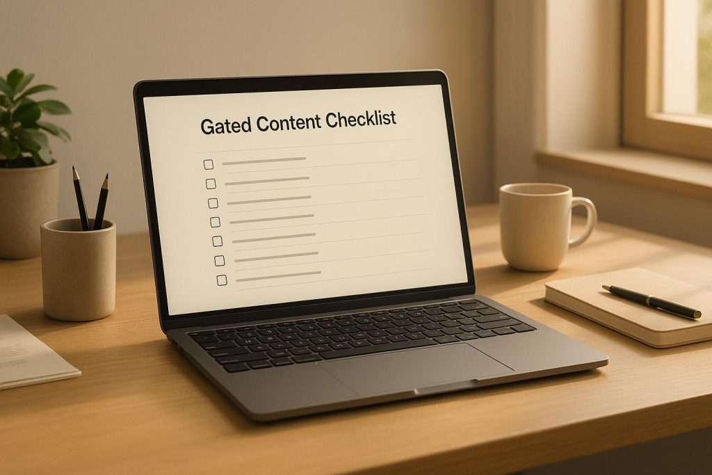 Gated Content Checklist: 10 Must-Have Elements