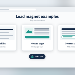 Practical lead magnet examples: checklist, hosted page, content upgrade