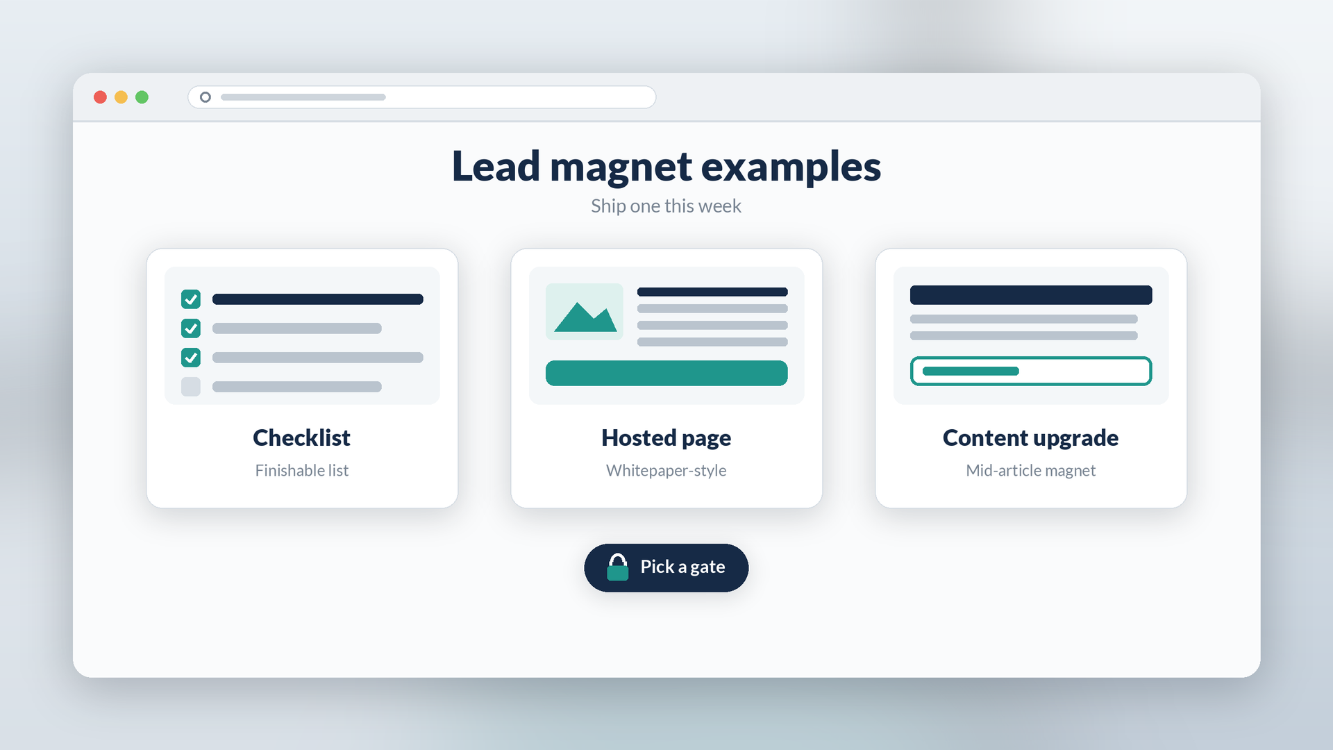 Lead Magnet Examples You Can Ship This Week