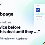 Subpage AppSumo card: What a buyer told us, 'Think twice before buying this deal until they...' 1 out of 5 review on AppSumo